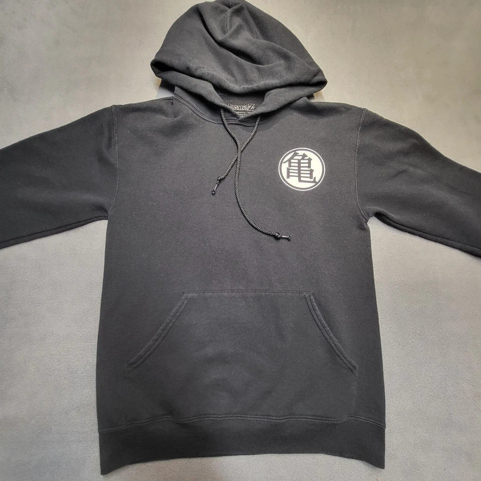 Толстовка с капюшоном женская DragonBall Z S черная Goku с графическим принтом пуловер толстовка - Изображение 2 из 4