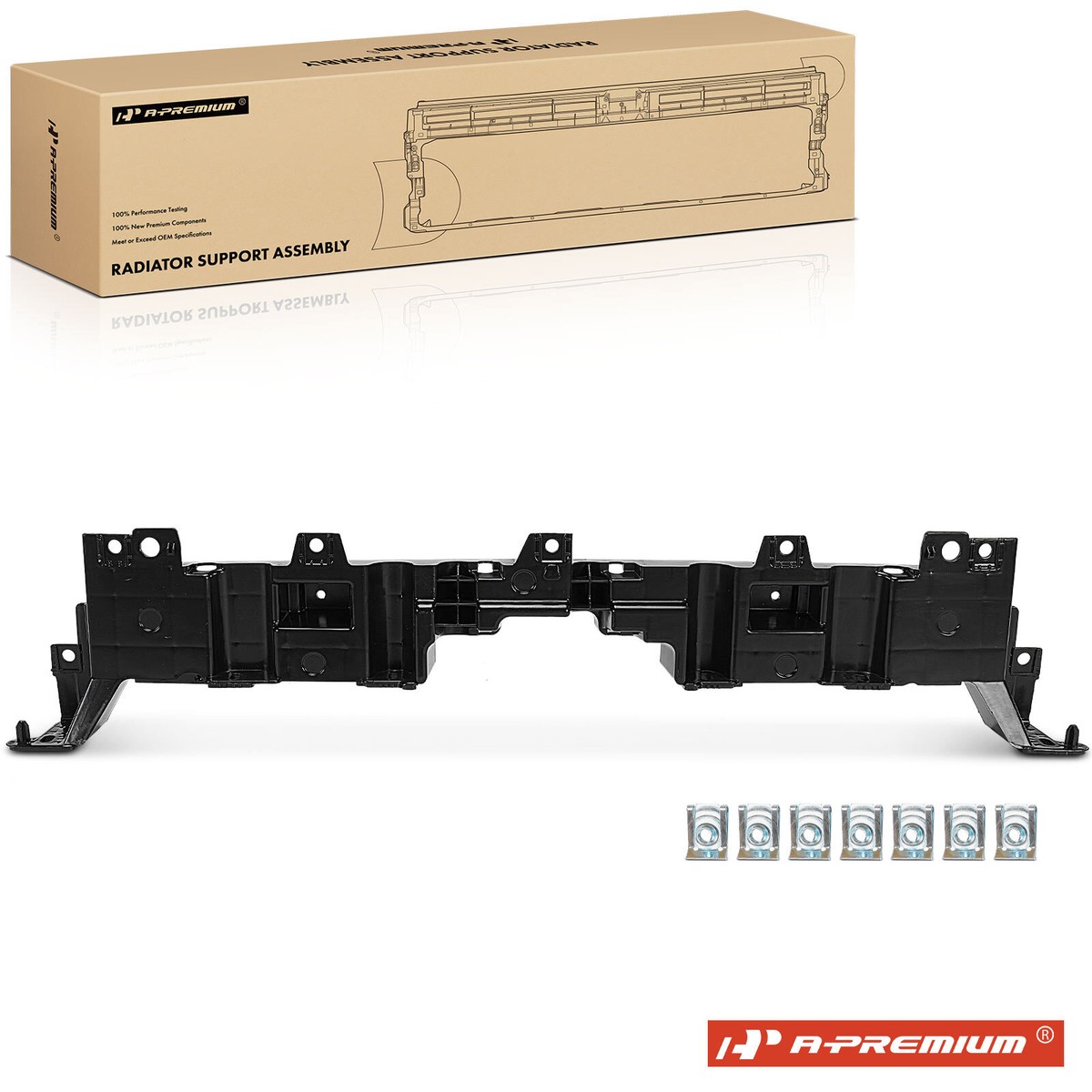 A-Premium Black Radiator Support Assy for Lincoln Aviator 20-22