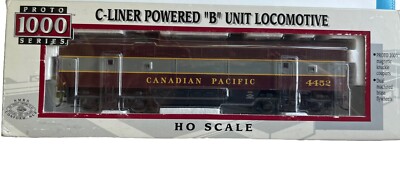 HO PROTO 1000 600002 CANADIAN PACIFIC CP C-LINER ANGETRIEBENE B-EINHEIT #4452 NEU IM KARTON