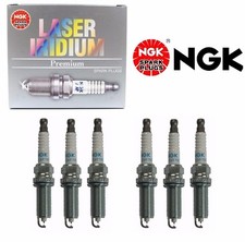 6 X NGK Laser Iridium Resistor Performance Power Spark Plugs DILKAR7B11 # 1406