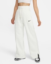 Nike NSW Phoenix Fleece High Waist Wide Leg Womens Sweatpants  Asian Size