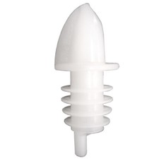 Attrezzatura Barman Bartender Mixology Plastic Pourers Versatori Bianco cf. x 12