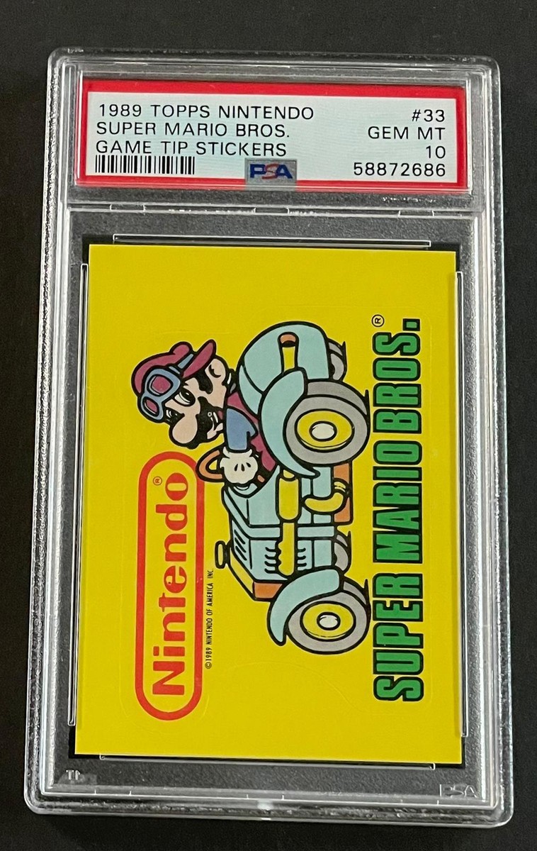 1989 Topps Nintendo Stickers #33 Super Mario Bros. PSA 10 POP 8 | eBay