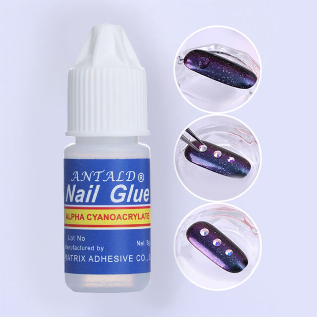 3g Nail Art Glue For Acrylic French False Fake Nail Tips Stud Rhinestone DIY