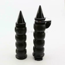 1" 26mm Handlebar Black Chrome Hand Grips For Yamaha Road Star XV 1600 1700