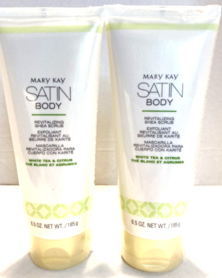 Mary Kay Satin Body Revita  Body Scrub &Body Wash Tea & Citrus *SEALED*  1 each