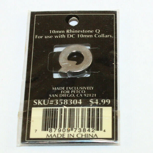 Dicken's Closet Para Petco Collar Dije 10mm Letra "Q" Foto 4 de 4