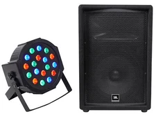 JBL Pro JRX212 12" 1000 Watt Pro Passive PA/DJ Speaker 8 Ohm JRX 212+Wash Light