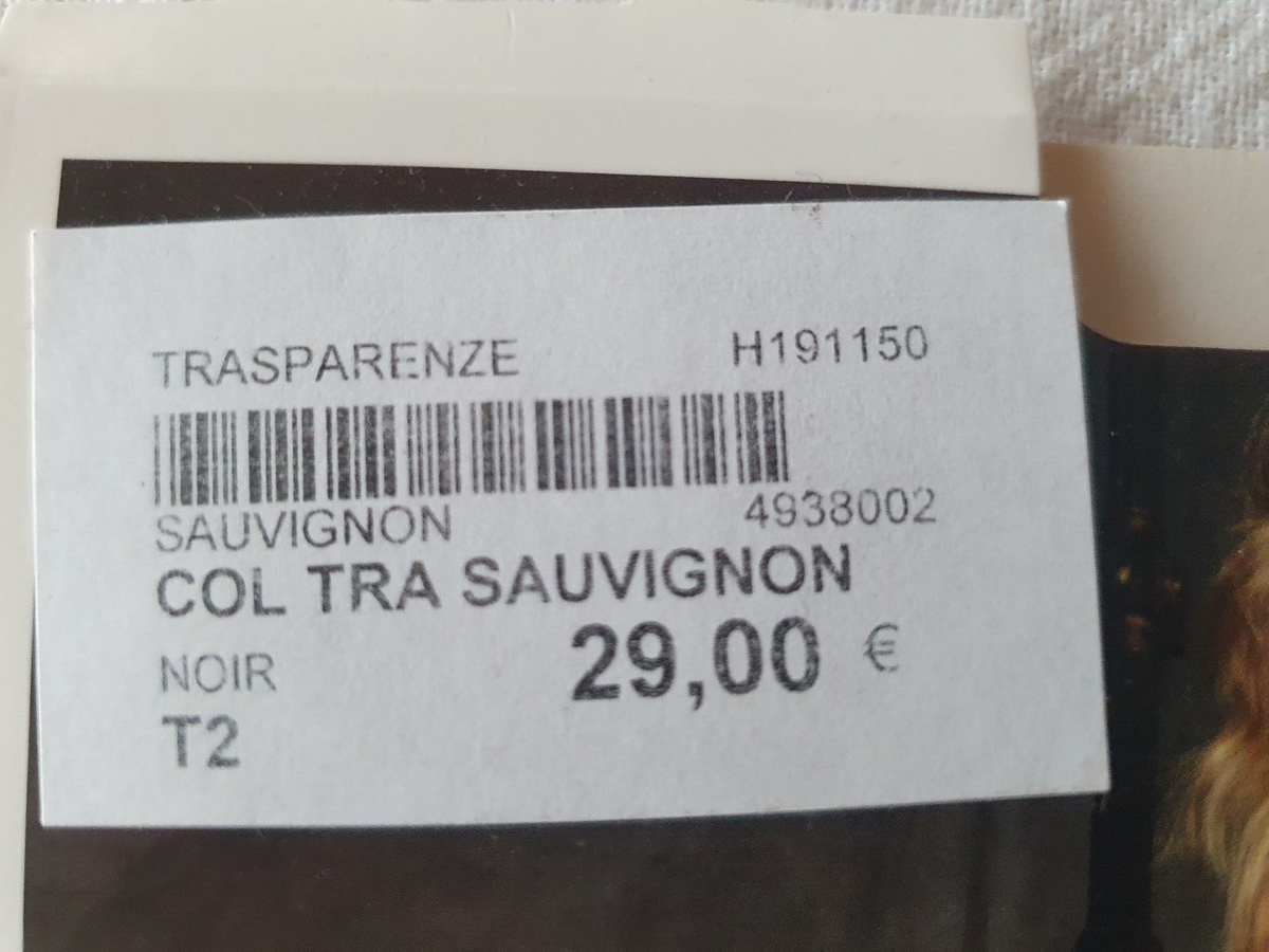 Collant noir taille 3 Ninfa Trasparenze (or5