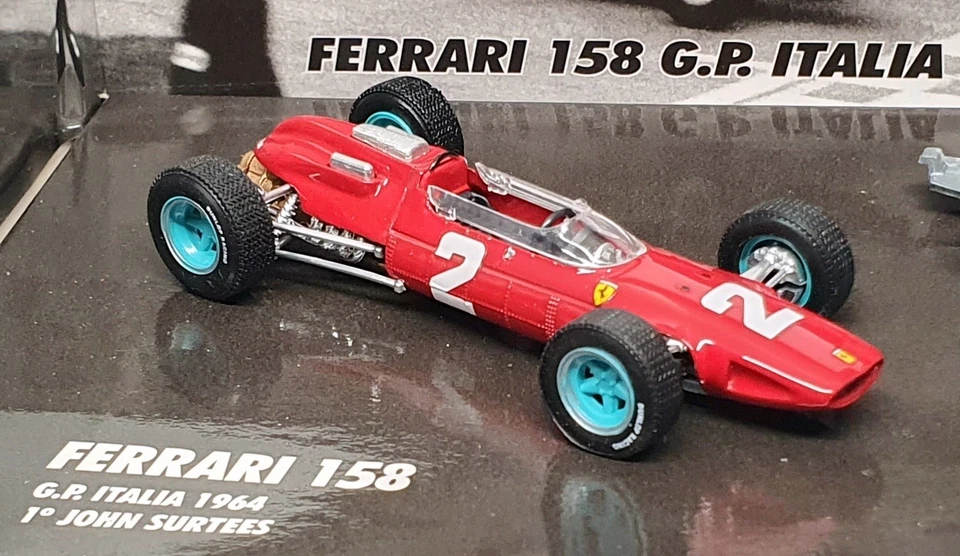 Brumm 1/43 Scale A001 - F1 Ferrari 158 #2 Winner Italy GP 1964 John Surtees - Image 3 of 4