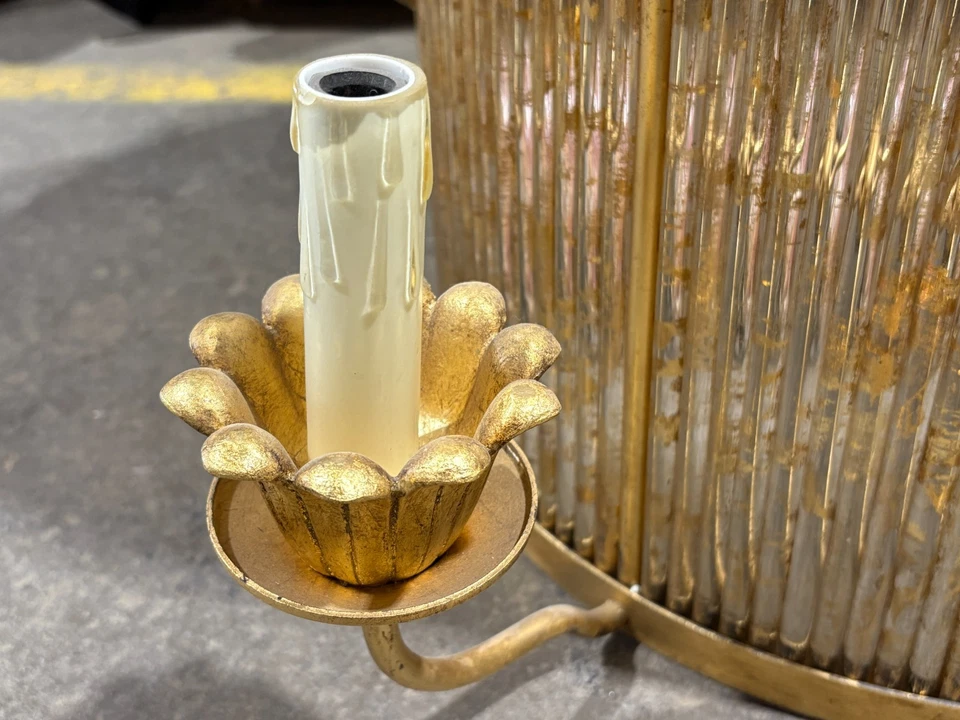 Araña de tambor grande de hierro dorado Niermann Weeks "Sophie" - Comodidad visual Foto 4 de 4