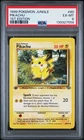 1999 POKEMON JUNGLE 1ST ED #60 PIKACHU PSA 6