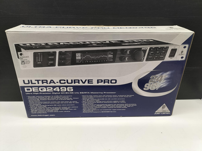 BEHRINGER DEQ2496 Ultra-Curve Pro Digital EQ Processor Tested