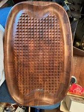 Atapco Siamese Teak MCM Condiment cheese board tray