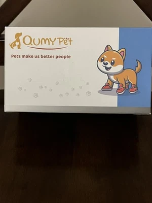 New Qumy Pet BLUE Dog Boots, 52-65 Pound Dogs with Rubber Soles - Image 1 of 4