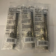 3 New Sealed in Bag Avon Retractable Lip Brush for Lipstick Lip Stick Color Lot