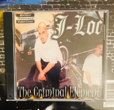 J-LOC - THE CRIMINAL ELEMENT - CD ALBUM RARE G-FUNK 1999 DUKE CROOKED YOUNG ANT