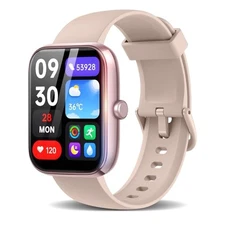 Smart montre compatible avec iPhone & Bluetooth Android 5.3 fonction d'appel LINE/X/