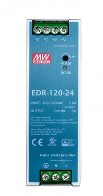 #ad Mean Well EDR 120 24 AC DC Industrial DIN Rail Power Supply NEW FREE SHIP $21.50