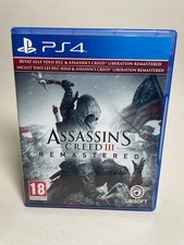 Jeux PS4 Playstation 4 Assassin's Creed III remastered  Pal