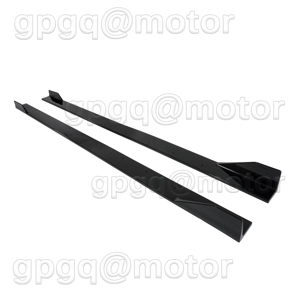 Extensión de faldón lateral negro brillante estilo AR para Lexus IS300 IS350 IS500 2021-2025 Foto 4 de 4