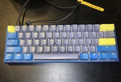 Ducky One 3 Mini Mechanical Wired Illuminated Keyboard Yellow/Blue W/cord