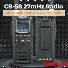 NEW QYT CB-58 Walkie Talkie 27MHz AM/FM Radio Transceiver Handheld 4W 4100mAh
