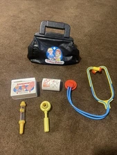 Vintage Fisher Price Doctor Kit Doctor's Bag Medical Set 