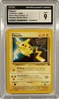 CGC 9 MINT Pikachu # 4 WB Movie WOTC Black Star PROMO Pokemon Card