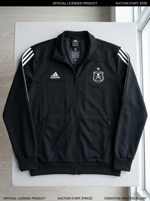 Adidas Orlando Pirates Jacket Black Full Zip Track Top Men's Size