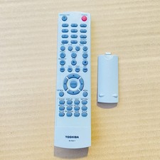 Toshiba SE-R0217 DVD Replacement Remote Control Gray OEM Original Tested