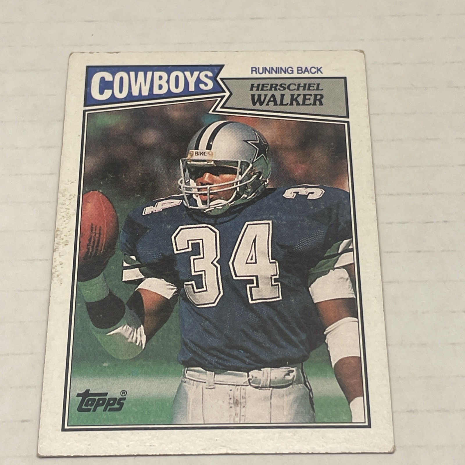 Herschel Walker 1987 Topps Rookie Card RC #264 Dallas Cowboys