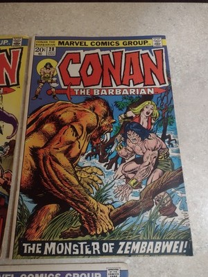 Marvel Comics Group Bronze Age Conan the Barbarian Set of 5 #28,30,31,33,35