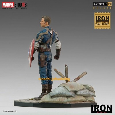 Iron Studios 1/10 Marcas18019-10 Captain America 10th Anniversary