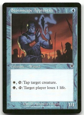 Stormscape Apprentice #75 (LP) Invasion INV Magic MTG