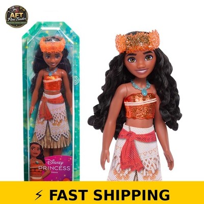 Disney Princess Moana 11'' Doll with Brown Hair & Accessories