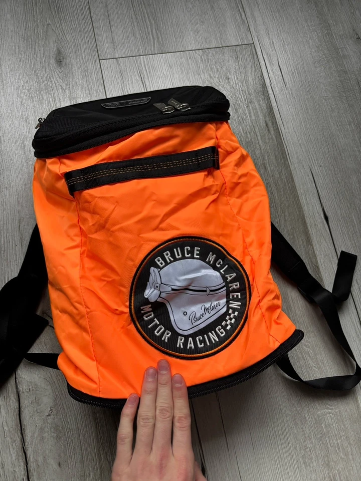 TUMI X McLaren Logo-Print Packable Woven Backpack - Image 2 of 4