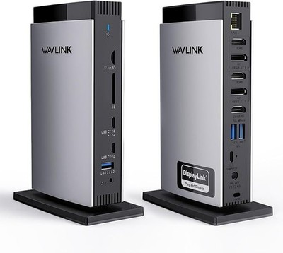 Displaylink Laptop Dockingstation mit 3 HDMI USB C Dock Triple 4K+Dual 2K
