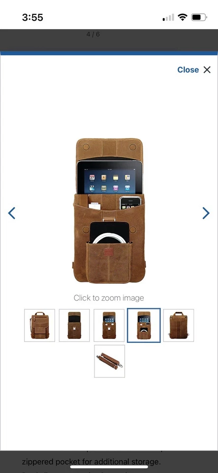 MacCase Leather IPad Flight Jacket Case - Image 4 of 4