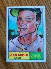 Stan Musial 9/35 2025 Topps Shoebox Treasures Andy Friedman #1 Logo Laminate