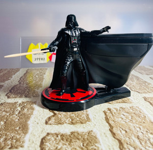 Star Wars DARTH VADER TOOTHSABER Figure Toothpick Dispenser BANDAI Used