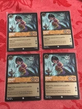 4x FOIL Lorcana Whispers in the Well - Shanti - Village Girl - 13/204 FOIL x4