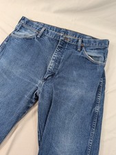 Vtg Wrangler Made In USA Jeans Straight Leg Western 13MWZ 34x29 Act 36x34 Tag