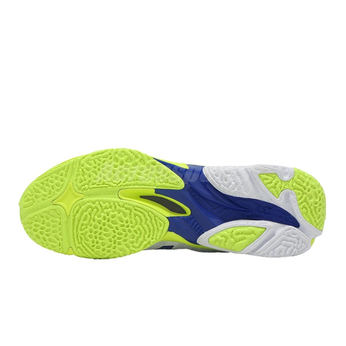 Mizuno Wave Lightning Elite White Blue Volt Men Volleyball Shoes