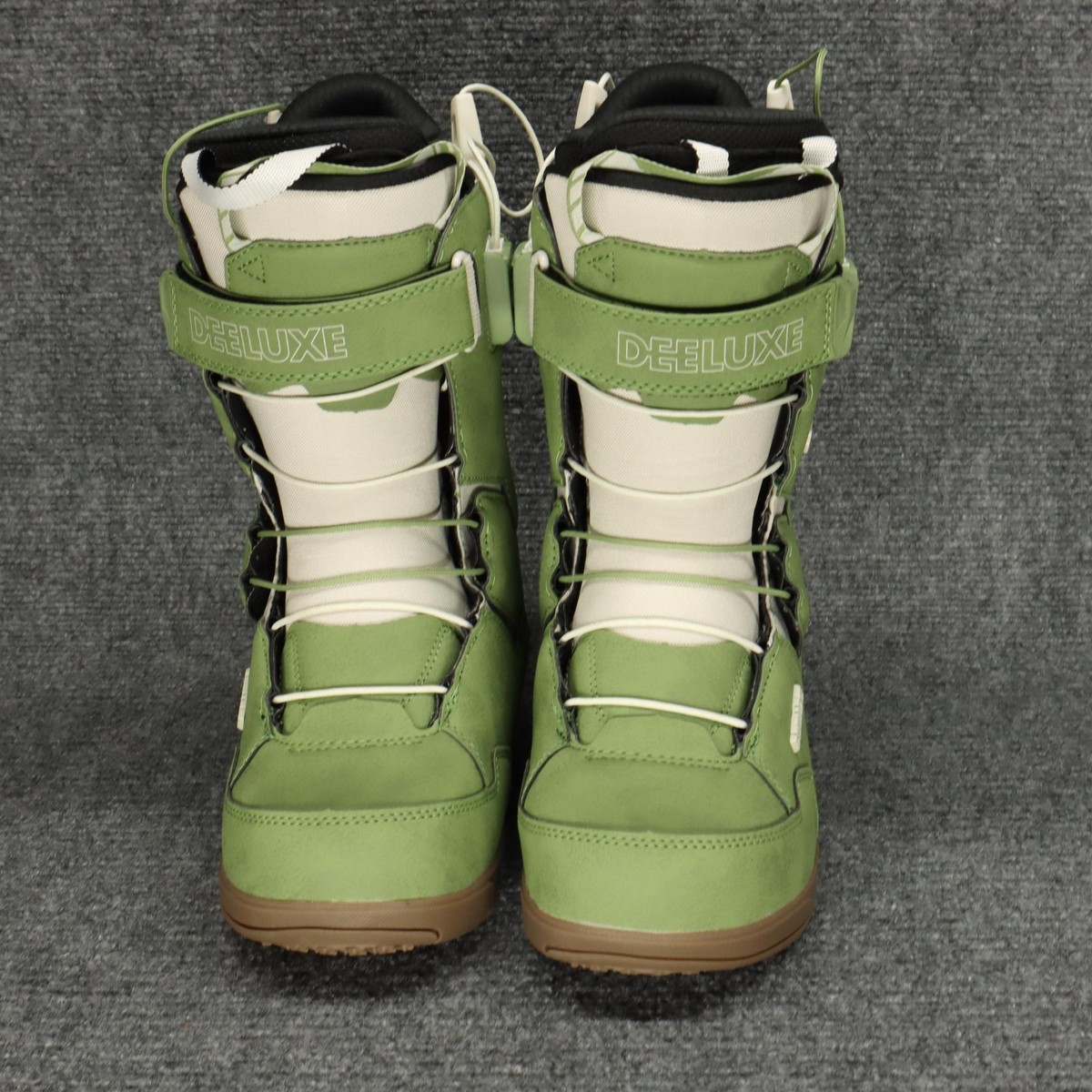 スノーボード DEELUXE TEAM ID LARA GREEN Deeluxe Team ID Lara Snowboard Boots Womens 5.5 Green Mondo 23