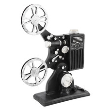 &uarr;Vintage Resin Movie Film Projector Model Figurine Figure Props Home Decor