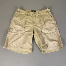 Eddie Bauer  Cargo Shorts Men's Size 36 Khaki Beige Cotton Outdoor Casual