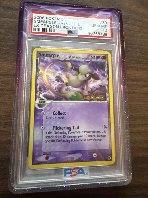 2006 Smeargle EX Dragon Frontiers Delta Species Reverse Holo 39/101 PSA 10 POP10