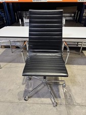 TOP Vitra EA119 Eames Alu Chair Bürostuhl Drehstuhl Stuhl LEDER inkl. 19 MwSt