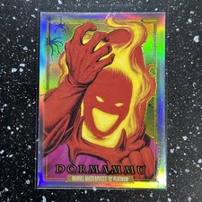 2024 Skybox Marvel Masterpieces 92 Platinum Dormammu #27-V Rainbow Variant Cover